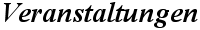 Veranstaltungen
